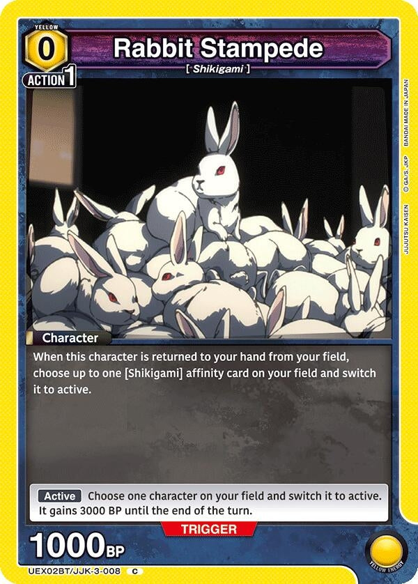 Image for Rabbit Stampede (UEX02BT/JJK-3-008) (UEX02BT: Jujutsu Kaisen Vol.2) (UEX02BT) - Union Arena