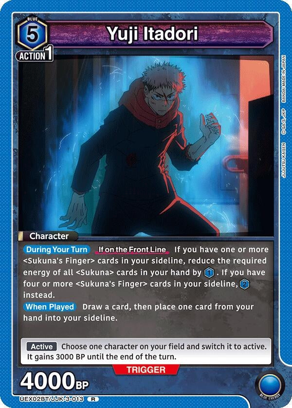 Image for Yuji Itadori (013) (UEX02BT/JJK-3-013) (UEX02BT: Jujutsu Kaisen Vol.2) (UEX02BT) - Union Arena