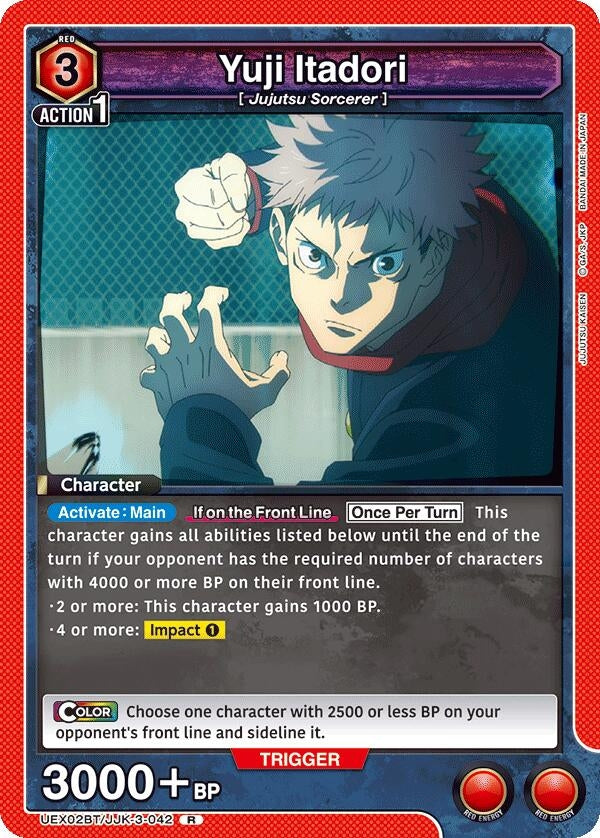 Image for Yuji Itadori (042) (UEX02BT/JJK-3-042) (UEX02BT: Jujutsu Kaisen Vol.2) (UEX02BT) - Union Arena
