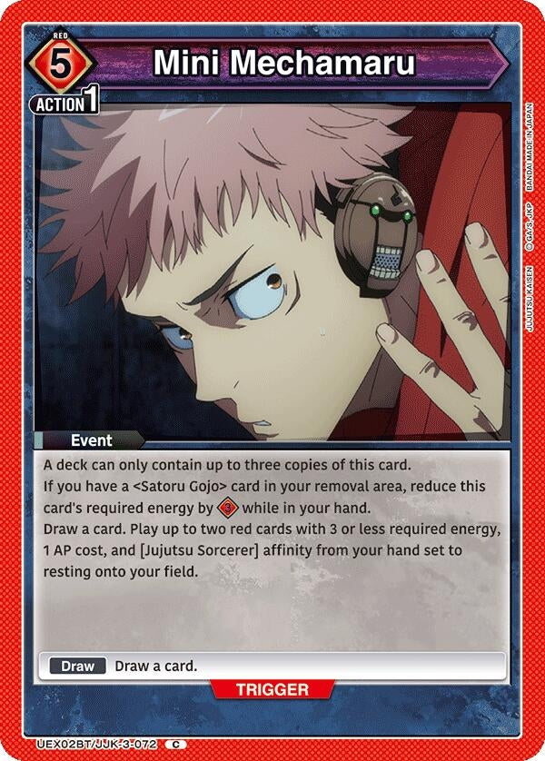 Image for Mini Mechamaru (UEX02BT/JJK-3-072) (UEX02BT: Jujutsu Kaisen Vol.2) (UEX02BT) - Union Arena