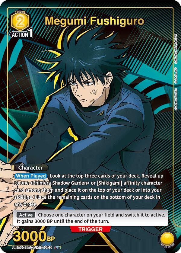 Image for Megumi Fushiguro (005) (U*) (UEX02BT/JJK-2-005) (UEX02BT: Jujutsu Kaisen Vol.2) (UEX02BT) - Union Arena