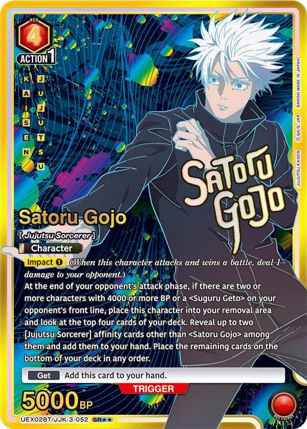 Image for Satoru Gojo (052) (SR**) (UEX02BT/JJK-3-052) (UEX02BT: Jujutsu Kaisen Vol.2) (UEX02BT) - Union Arena
