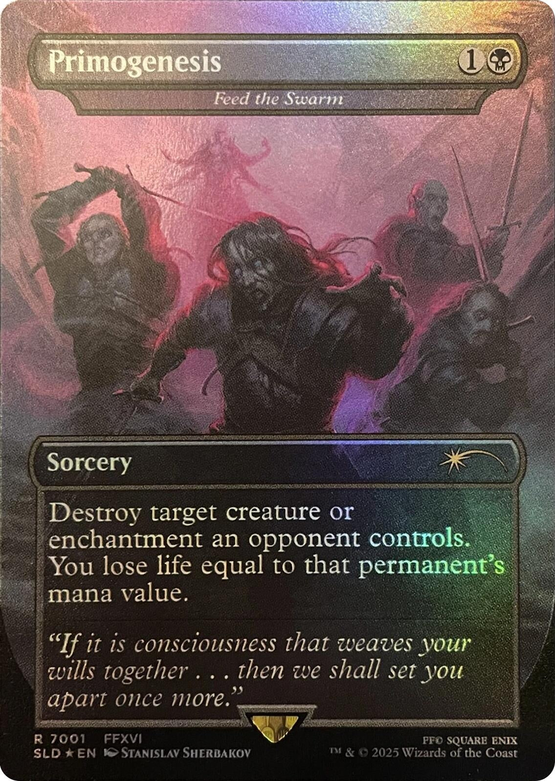Primogenesis - Feed the Swarm (Rainbow Foil) (7001) (Secret Lair Drop Series)