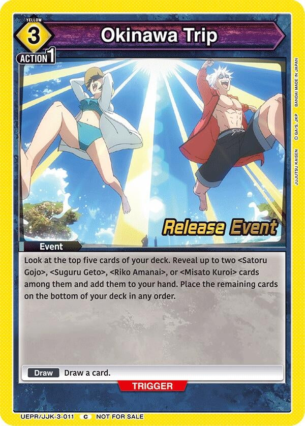 Image for Okinawa Trip (UEPR/JJK-3-011) (UEX02BT: Jujutsu Kaisen Vol.2 Release Event Cards) (UEX02BT_RE) - Union Arena
