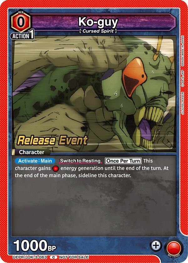 Image for Ko-guy (UEPR/JJK-3-063) (UEX02BT: Jujutsu Kaisen Vol.2 Release Event Cards) (UEX02BT_RE) - Union Arena