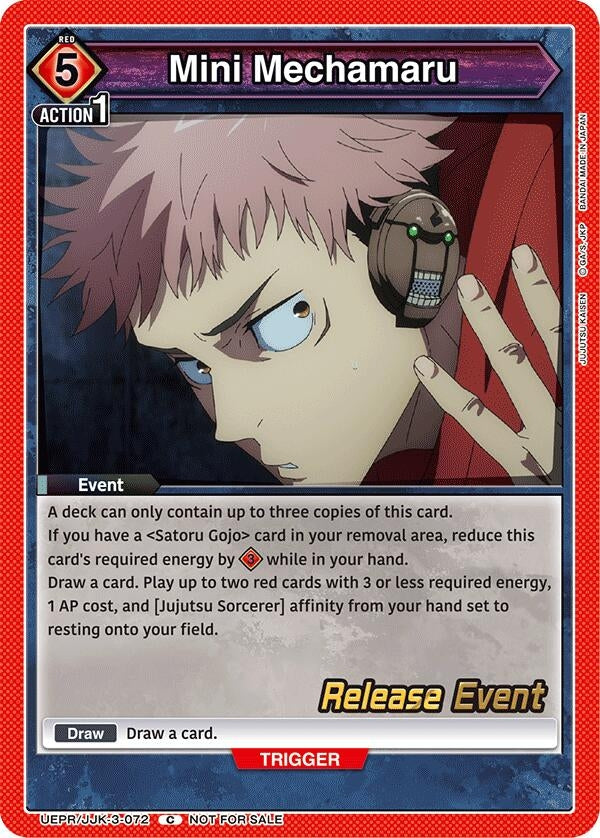 Image for Mini Mechamaru (UEPR/JJK-3-072) (UEX02BT: Jujutsu Kaisen Vol.2 Release Event Cards) (UEX02BT_RE) - Union Arena