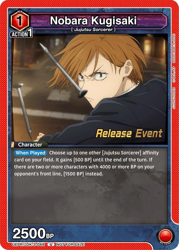 Image for Nobara Kugisaki (048) (UEPR/JJK-3-048) (UEX02BT: Jujutsu Kaisen Vol.2 Release Event Cards) (UEX02BT_RE) - Union Arena