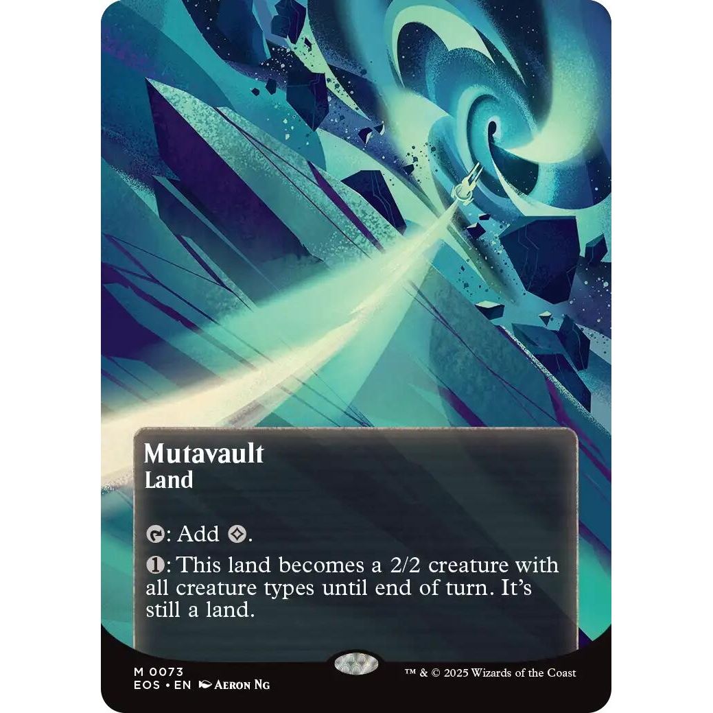 Mutavault (0073) (Borderless) (73) (Edge of Eternities: Stellar Sights) - PokeBox USA