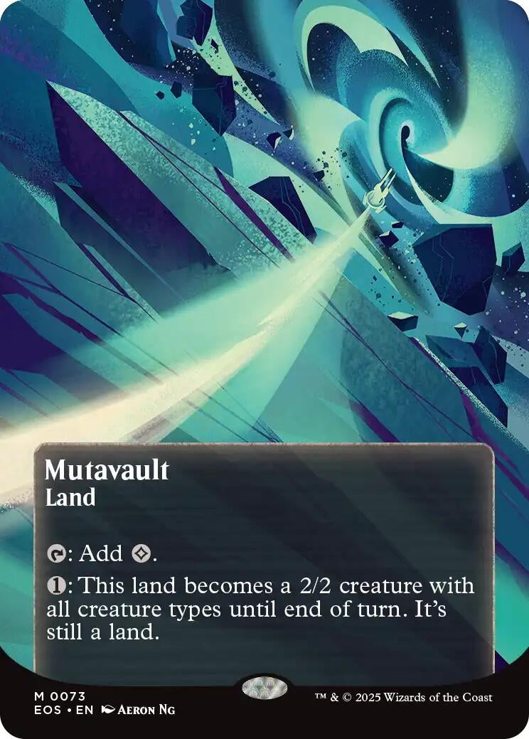 Mutavault (0073) (Borderless) (73) (Edge of Eternities: Stellar Sights) - PokeBox USA