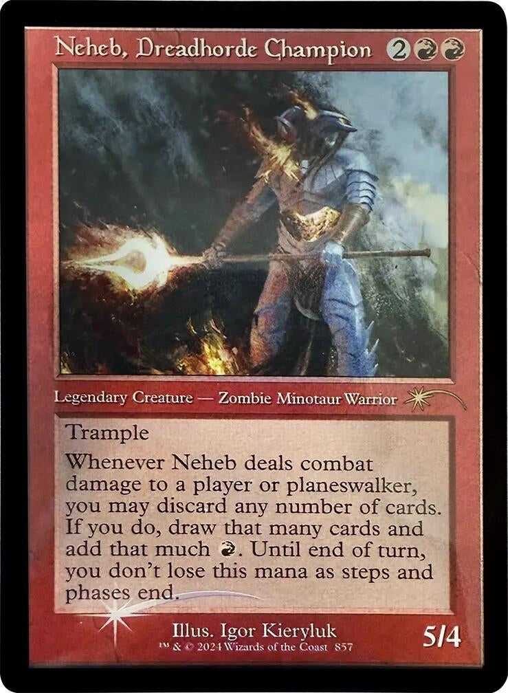 Neheb, Dreadhorde Champion (Retro Frame) (857) (Secret Lair Drop Series)