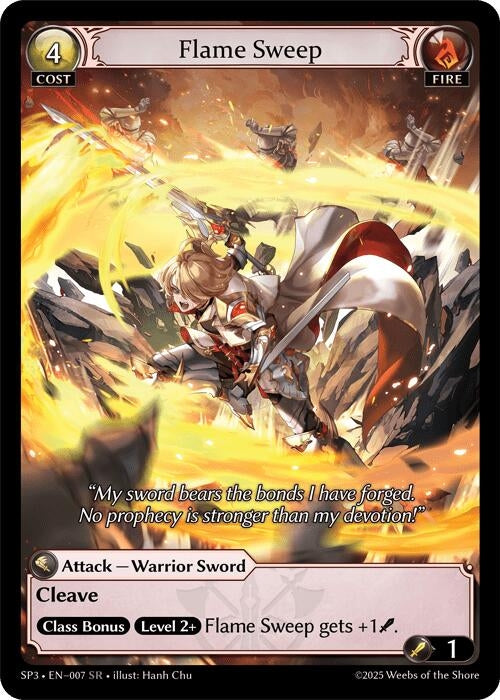 Flame Sweep (007) (Supporter Pack 3) - PokeBox USA