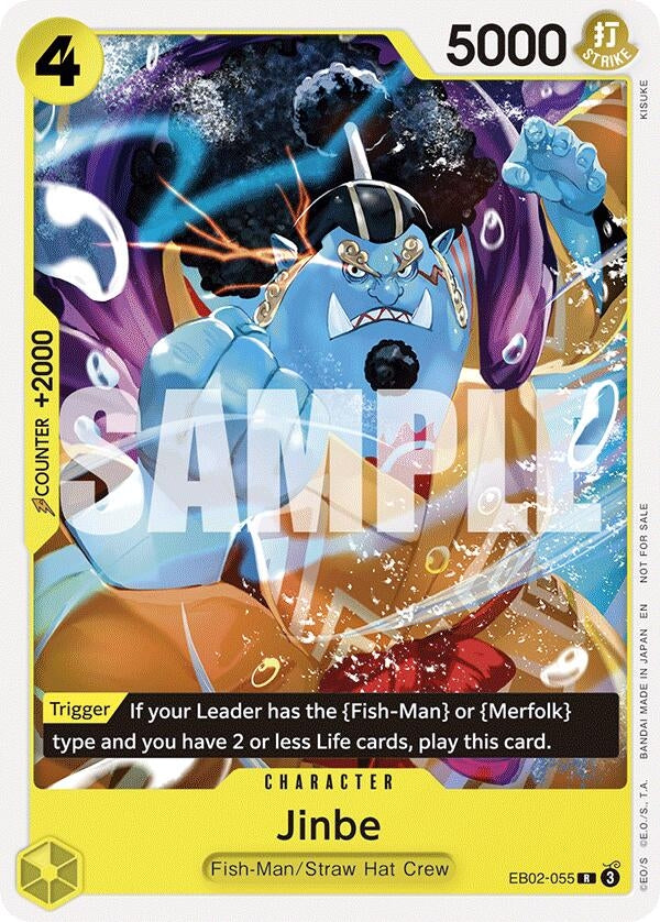 Image for Jinbe (Tournament Pack 2025 Vol. 3) (EB02-055) (One Piece Promotion Cards) (OP-PR) - One Piece Card Game