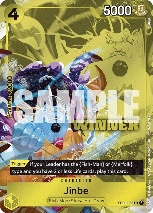 Image for Jinbe (Winner Pack 2025 Vol. 3) (EB02-055) (One Piece Promotion Cards) (OP-PR) - One Piece Card Game