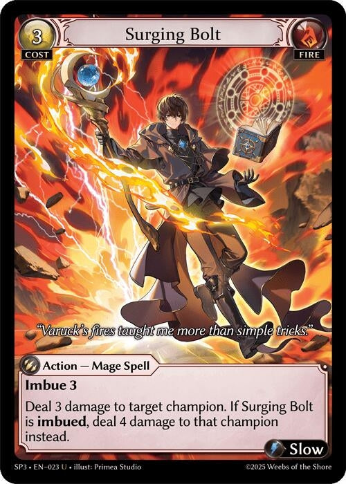 Image for Surging Bolt (023) (Supporter Pack 3) (SP3) - Grand Archive TCG