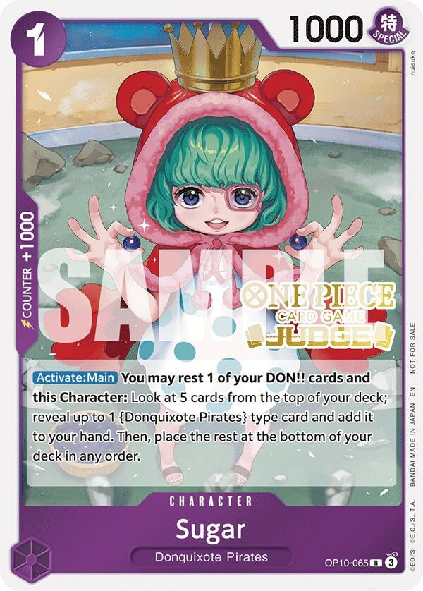 Image for Sugar (Judge Pack Vol. 6) (OP10-065) (One Piece Promotion Cards) (OP-PR) - One Piece Card Game