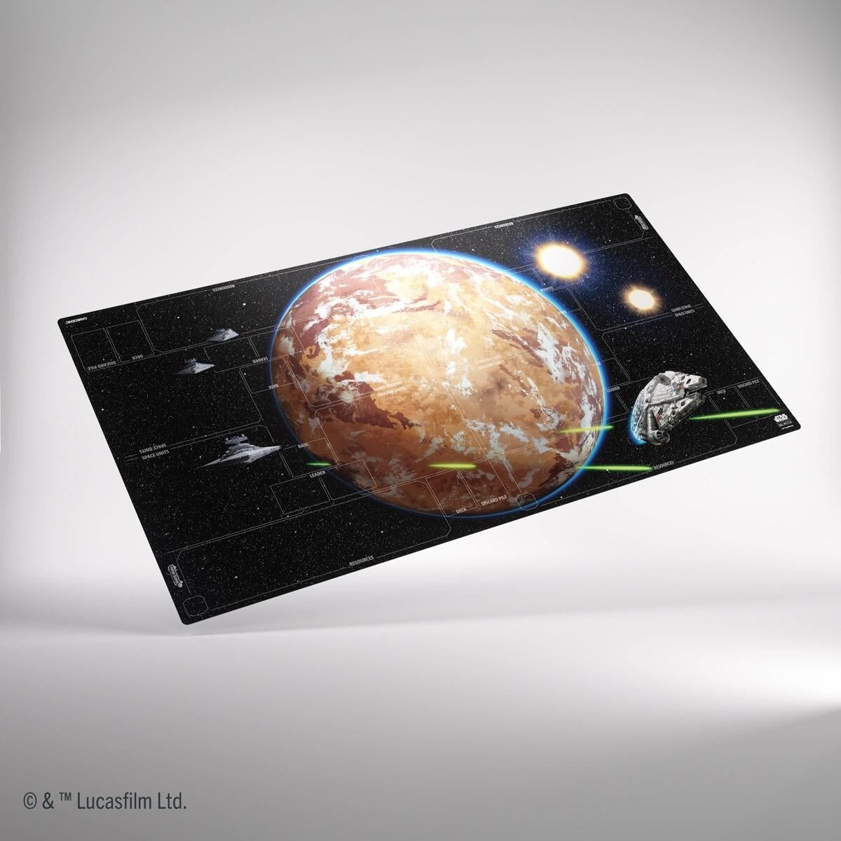 Image for Star Wars: Unlimited Battle Zone Game Mat - Black - Playmats