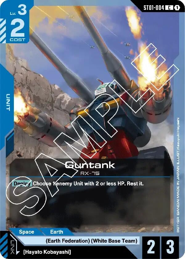 Image for Guntank (ST01-004) (Starter Deck 01: Heroic Beginnings) (ST01) - Gundam Card Game