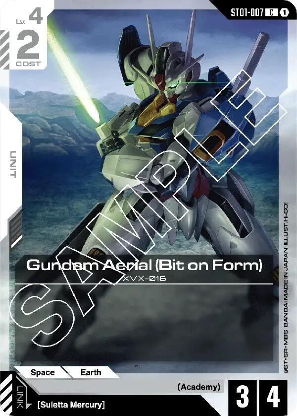 Image for Gundam Aerial (Bit on Form) (ST01-007) (Starter Deck 01: Heroic Beginnings) (ST01) - Gundam Card Game