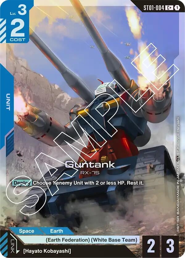 Image for Guntank (C+) (ST01-004) (Starter Deck 01: Heroic Beginnings) (ST01) - Gundam Card Game