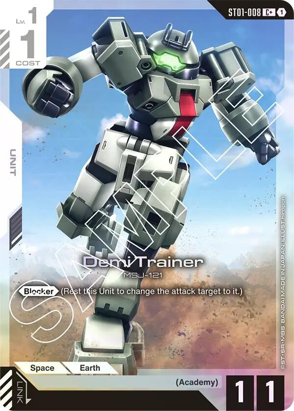 Image for Demi Trainer (C+) (ST01-008) (Starter Deck 01: Heroic Beginnings) (ST01) - Gundam Card Game