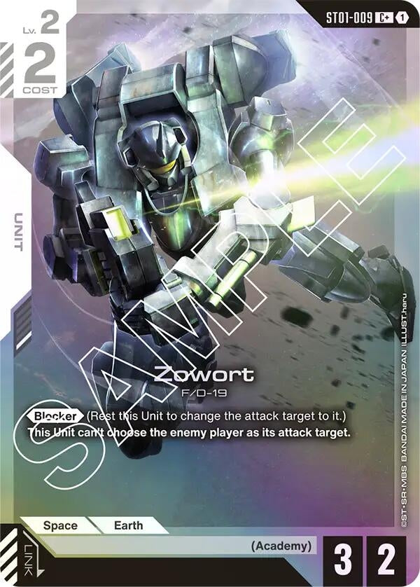 Image for Zowort (C+) (ST01-009) (Starter Deck 01: Heroic Beginnings) (ST01) - Gundam Card Game