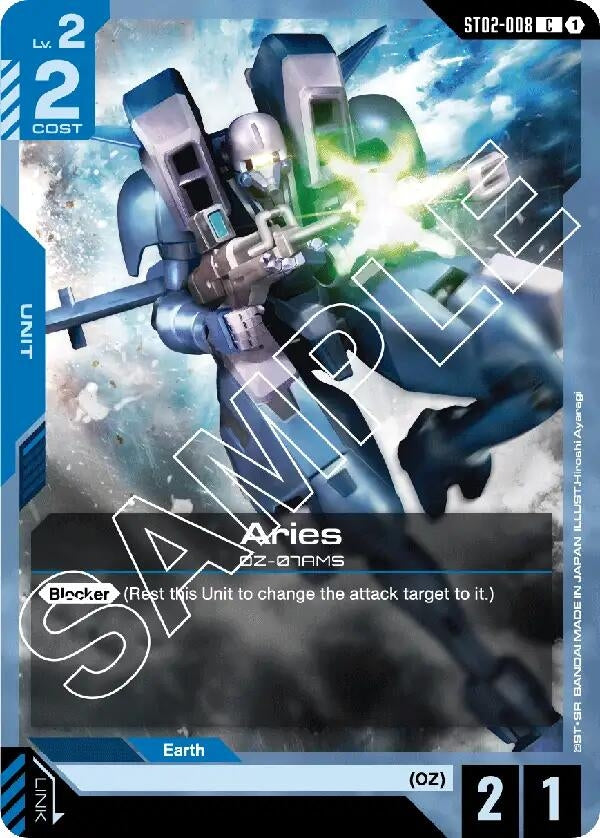 Image for Aries (ST02-008) (Starter Deck 02: Wings of Advance) (ST02) - Gundam Card Game