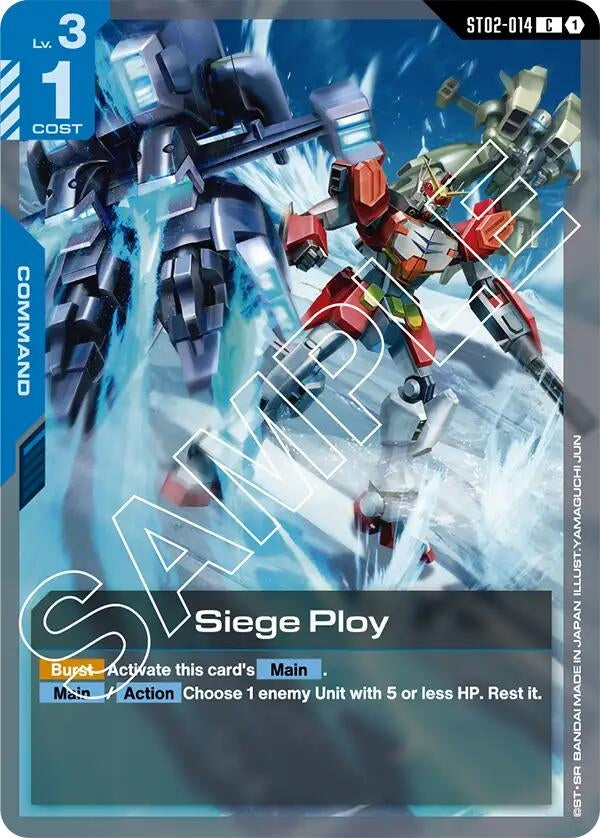 Image for Siege Ploy (ST02-014) (Starter Deck 02: Wings of Advance) (ST02) - Gundam Card Game