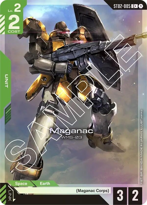 Image for Maganac (C+) (ST02-005) (Starter Deck 02: Wings of Advance) (ST02) - Gundam Card Game
