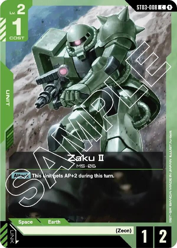 Image for Zaku II (ST03-008) (Starter Deck 03: Zeon's Rush) (ST03) - Gundam Card Game