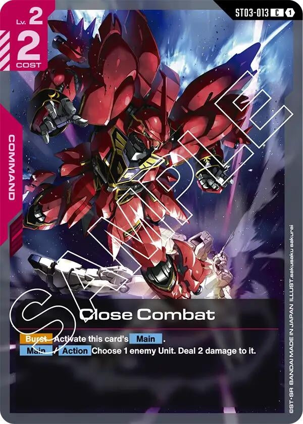 Image for Close Combat (ST03-013) (Starter Deck 03: Zeon's Rush) (ST03) - Gundam Card Game