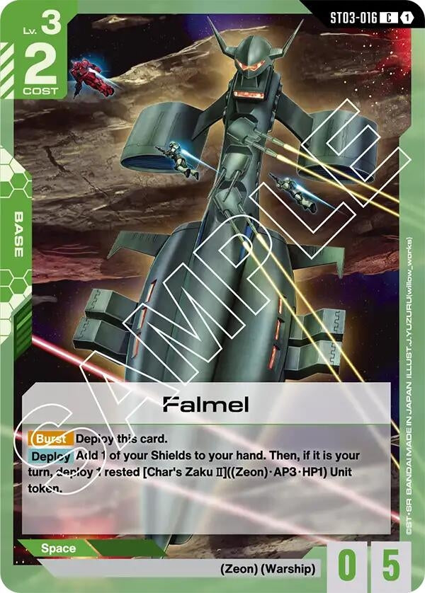 Image for Falmel (ST03-016) (Starter Deck 03: Zeon's Rush) (ST03) - Gundam Card Game