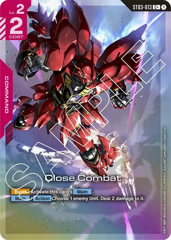 Image for Close Combat (C+) (ST03-013) (Starter Deck 03: Zeon's Rush) (ST03) - Gundam Card Game
