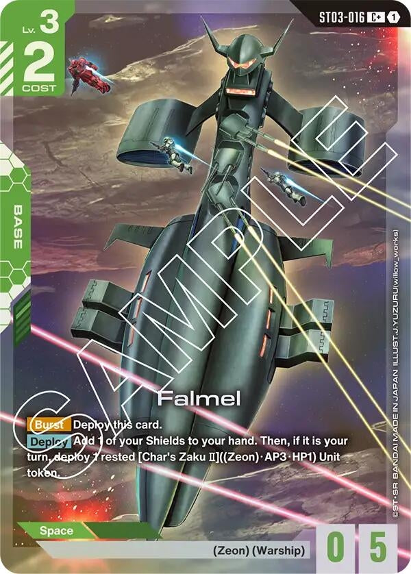 Image for Falmel (C+) (ST03-016) (Starter Deck 03: Zeon's Rush) (ST03) - Gundam Card Game