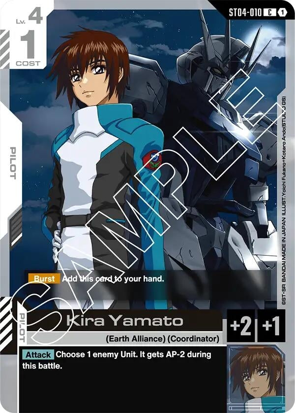 Image for Kira Yamato (ST04-010) (Starter Deck 04: SEED Strike) (ST04) - Gundam Card Game