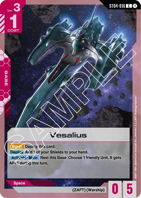 Image for Vesalius (ST04-016) (Starter Deck 04: SEED Strike) (ST04) - Gundam Card Game