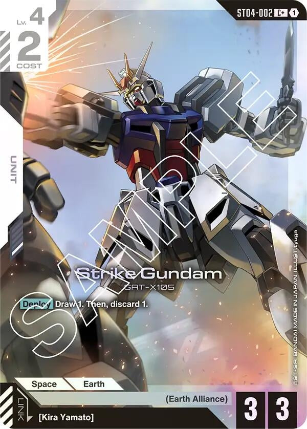 Image for Strike Gundam (C+) (ST04-002) (Starter Deck 04: SEED Strike) (ST04) - Gundam Card Game