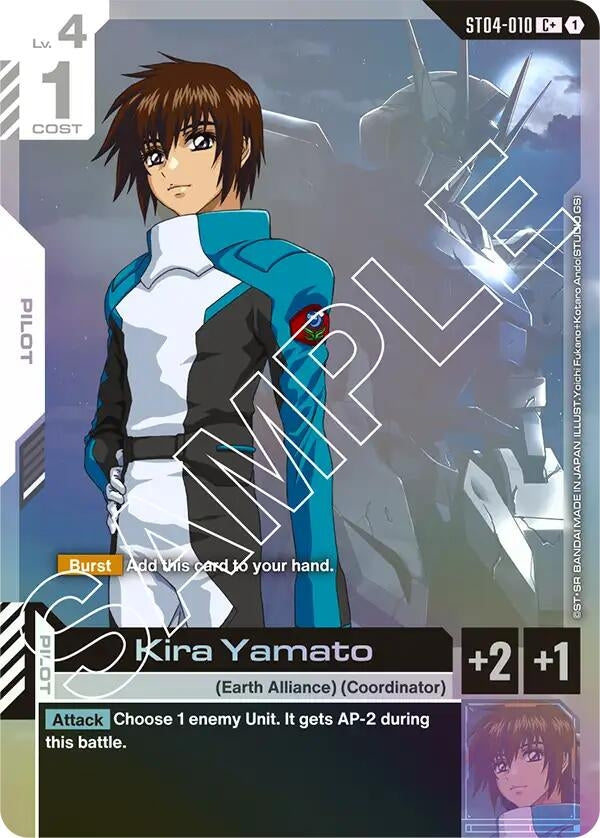 Image for Kira Yamato (C+) (ST04-010) (Starter Deck 04: SEED Strike) (ST04) - Gundam Card Game