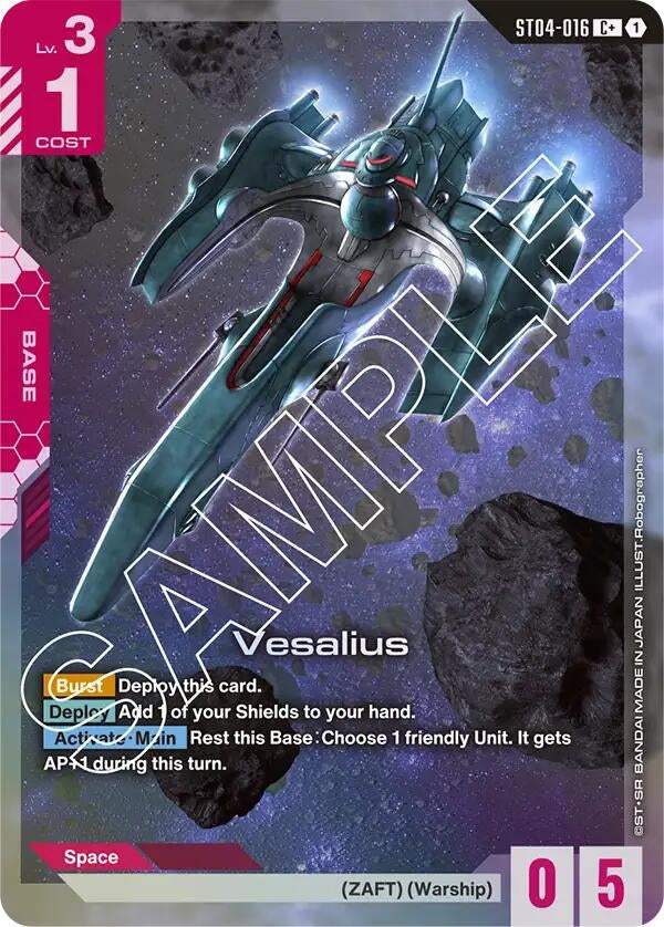 Image for Vesalius (C+) (ST04-016) (Starter Deck 04: SEED Strike) (ST04) - Gundam Card Game