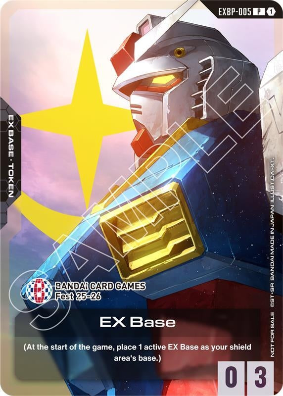 Image for EX Base (EXBP-005) (Bandai Card Games Fest 25-26) (EXBP-005) (Promotional EX Base Tokens) (EXBP) - Gundam Card Game
