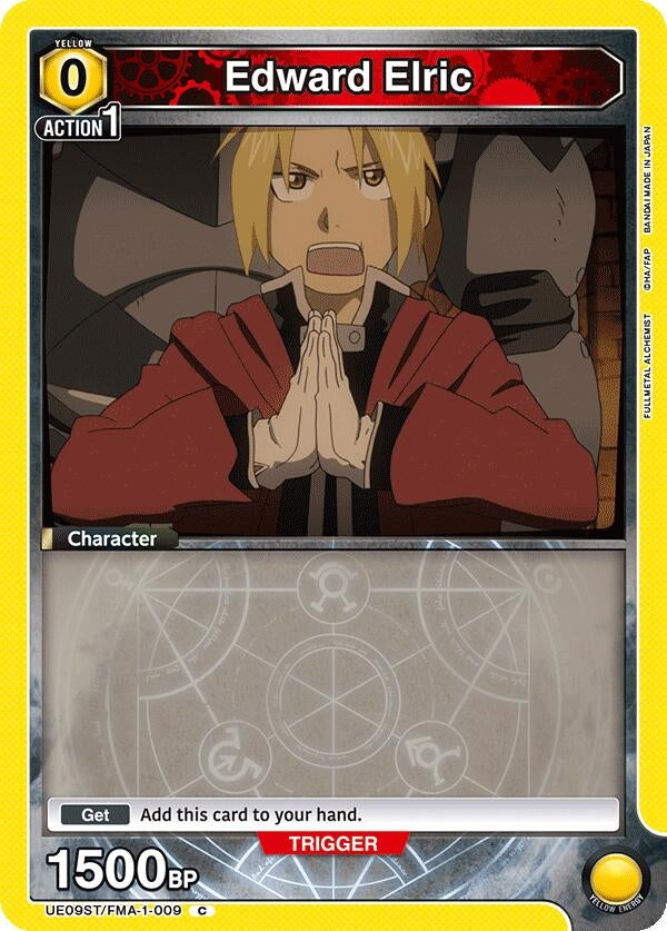 Image for Edward Elric (009) (UE09ST/FMA-1-009) (UE09ST: FULLMETAL ALCHEMIST Starter Deck) (UE09ST) - Union Arena