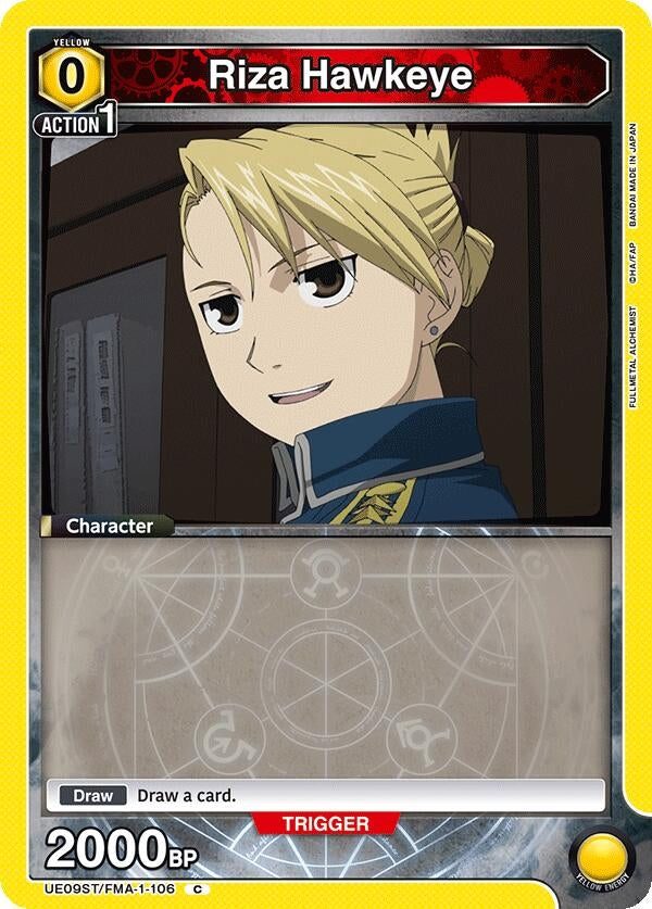 Image for Riza Hawkeye (UE09ST/FMA-1-106) (UE09ST: FULLMETAL ALCHEMIST Starter Deck) (UE09ST) - Union Arena