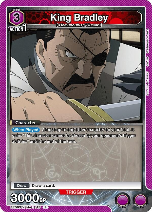 Image for King Bradley (UE09ST/FMA-1-113) (UE09ST: FULLMETAL ALCHEMIST Starter Deck) (UE09ST) - Union Arena