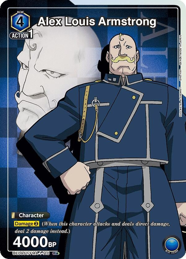 Image for Alex Louis Armstrong (R*) (UE09ST/FMA-1-110) (UE09ST: FULLMETAL ALCHEMIST Starter Deck) (UE09ST) - Union Arena