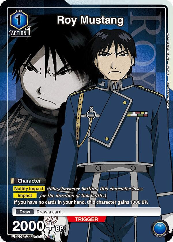 Image for Roy Mustang (111) (R*) (UE09ST/FMA-1-111) (UE09ST: FULLMETAL ALCHEMIST Starter Deck) (UE09ST) - Union Arena