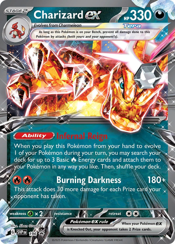 Charizard ex -196 (196) (SV: Scarlet & Violet Promo Cards)