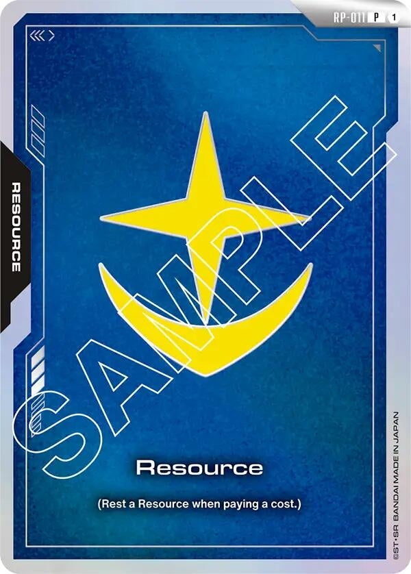 Image for Resource (RP-011) (Earth Federation Force) (RP-011) (Promotional Resource Tokens) (RP) - Gundam Card Game
