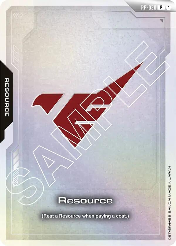 Image for Resource (RP-020) (Asticassia School of Technology) (RP-020) (Promotional Resource Tokens) (RP) - Gundam Card Game