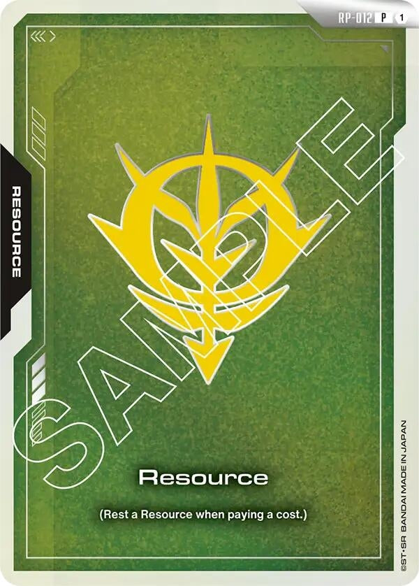 Image for Resource (RP-012) (Zeon Force) (RP-012) (Promotional Resource Tokens) (RP) - Gundam Card Game