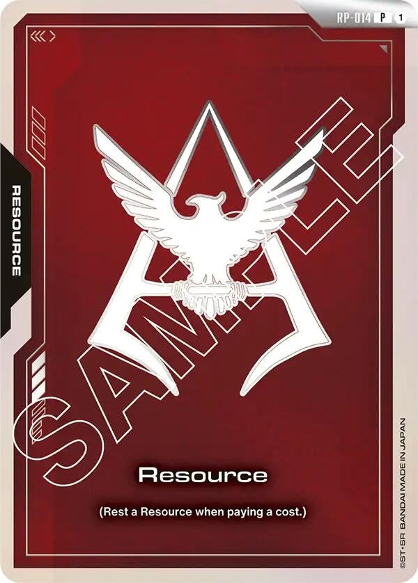 Image for Resource (RP-014) (Char Aznable Emblem) (RP-014) (Promotional Resource Tokens) (RP) - Gundam Card Game