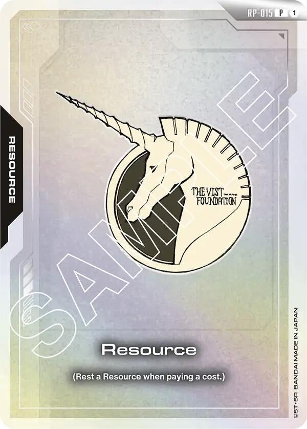 Image for Resource (RP-015) (Vist Foundation) (RP-015) (Promotional Resource Tokens) (RP) - Gundam Card Game
